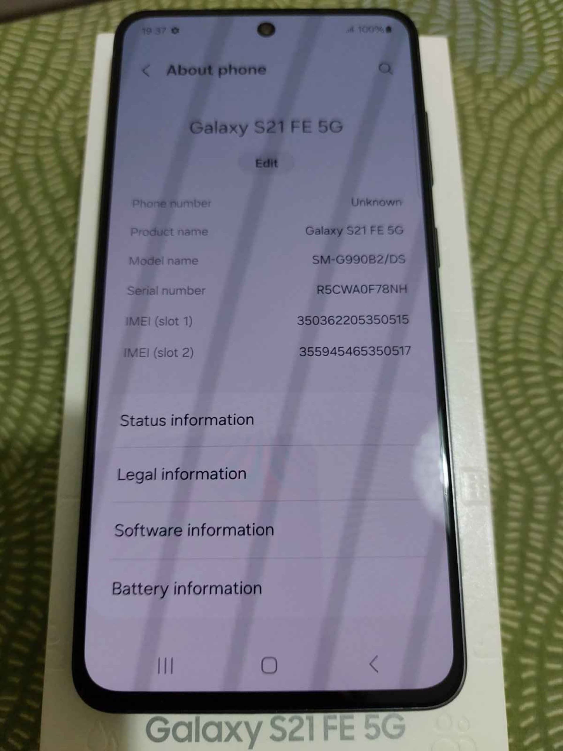 Samsung Galaxy S21 FE 5G 128GB Graphite
